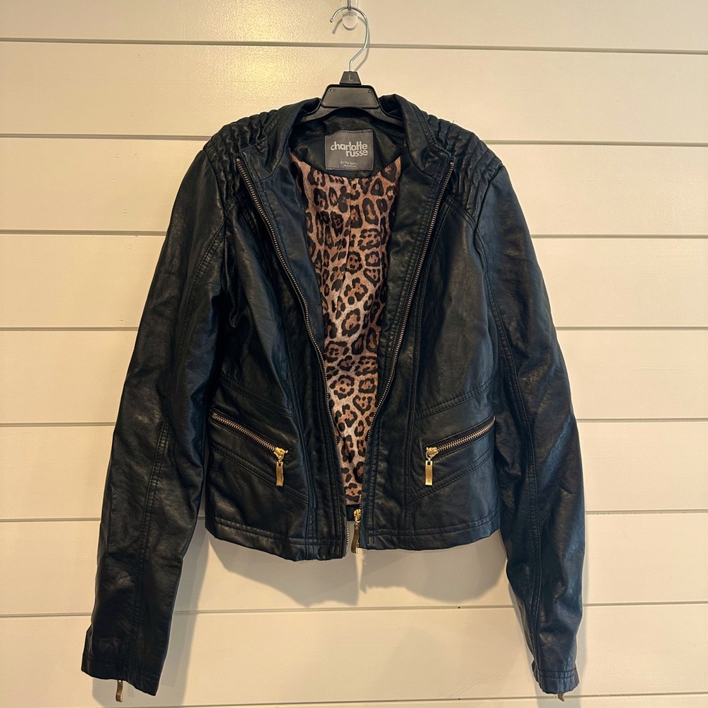 XS Charlotte Russe Leather Jacket